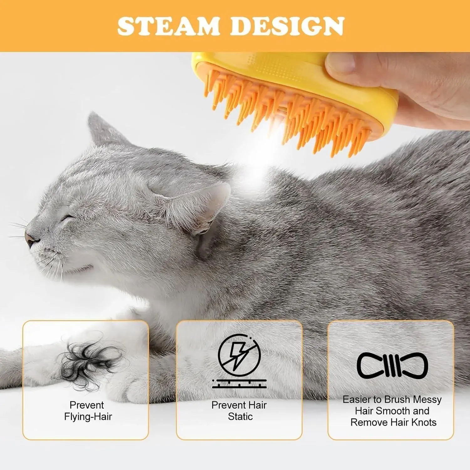 New 3 In1 Steamy Pet